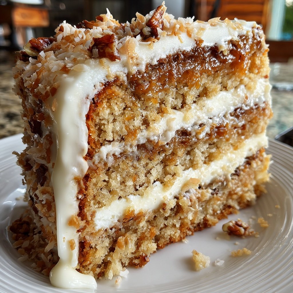 White German Chocolate Cake