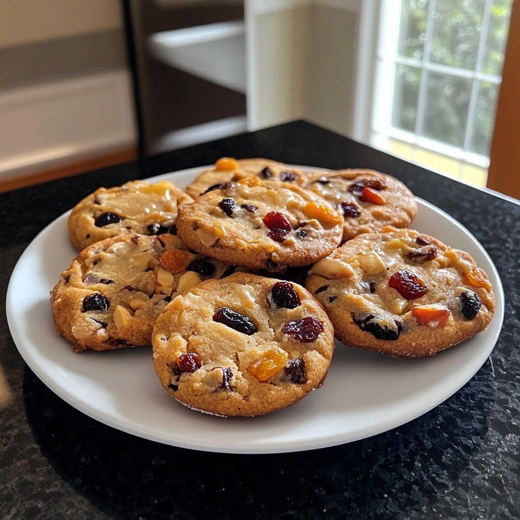 Easy Christmas Fruitcake Cookies Recipe